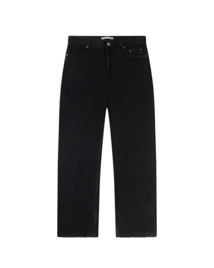 Washed Denim Jeans Black STANDARD