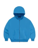 Blank Zip Up Sky Blue