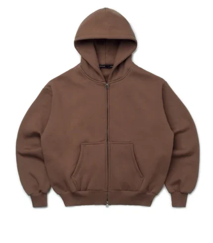 Blank Zip Up Brown