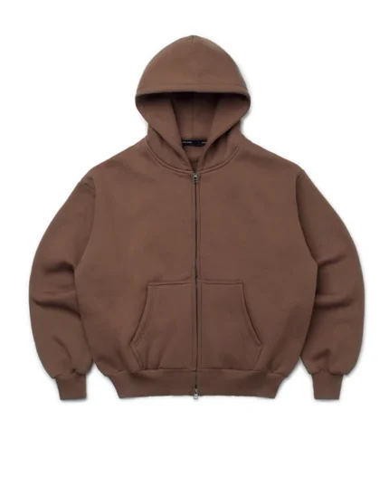 Blank Zip Up Brown