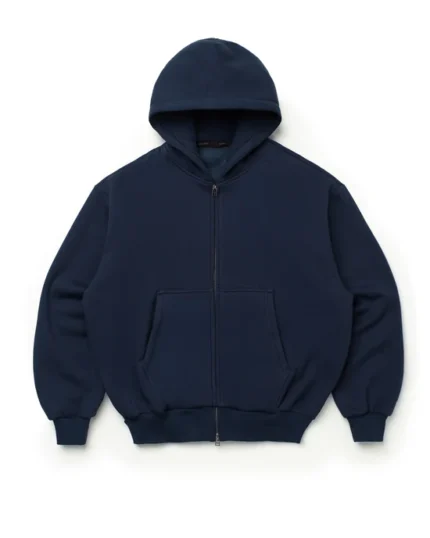 Blank Zip Up Navy