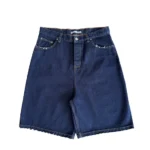 Washed Denim Jorts Indigo