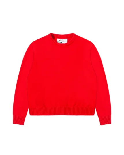 Knitted Sweater Red