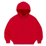 Blank Zip Up Red