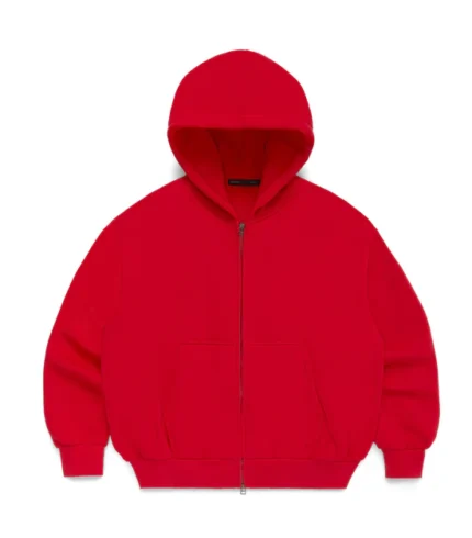 Blank Zip Up Red