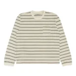 Striped Long Sleeve Cream