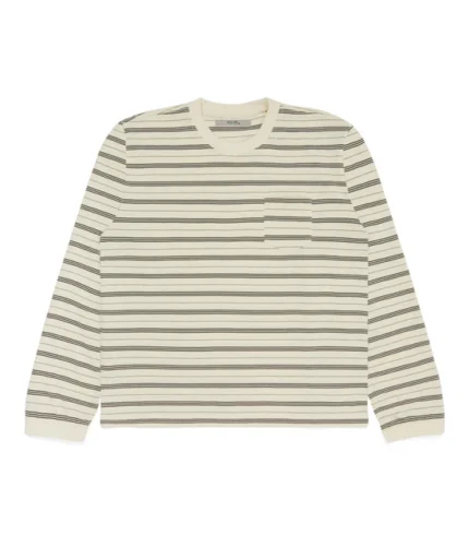 Striped Long Sleeve Cream