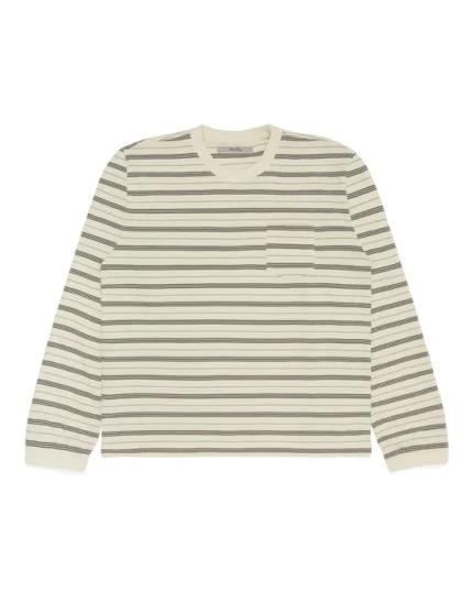 Striped Long Sleeve Cream