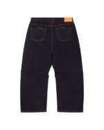 Washed Denim Jeans Indigo BAGGY - Image 2