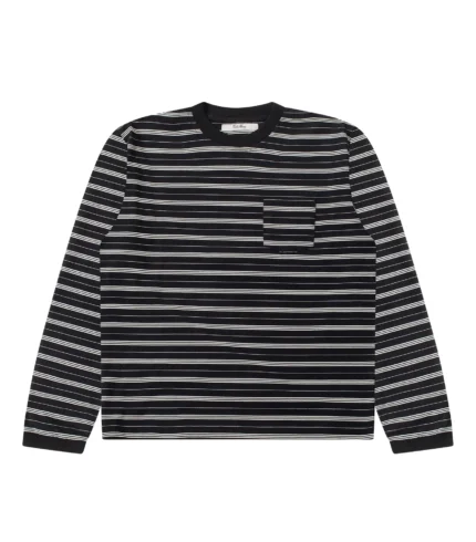 Striped Long Sleeve Black