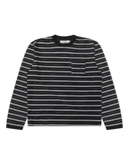 Striped Long Sleeve Black