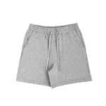 Blank Fleece Shorts Heather Grey Short Inseam