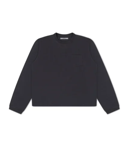 Blank Long Sleeve Charcoal