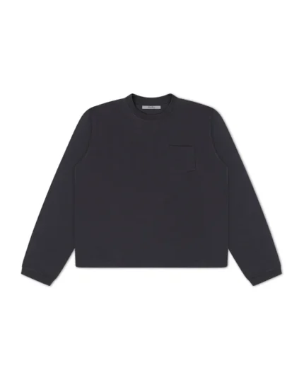 Blank Long Sleeve Charcoal