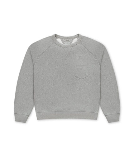 Pocket Crewneck Heather Grey