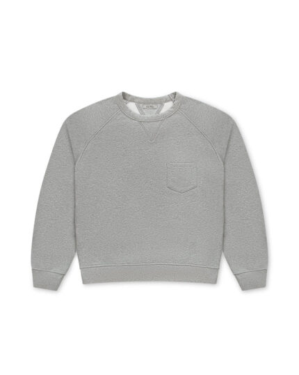 Pocket Crewneck Heather Grey