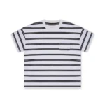Cole Henry Striped Baby Tee White