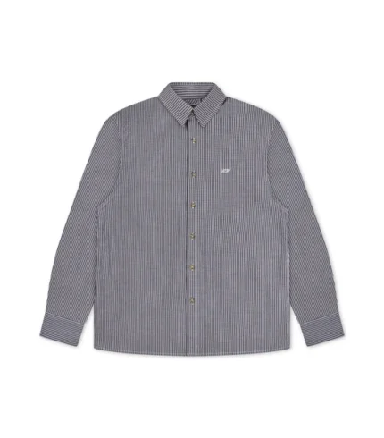 Cole Henry Striped Button Up Blue