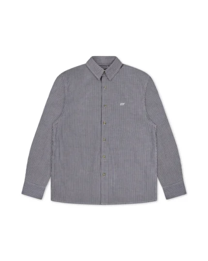 Cole Henry Striped Button Up Blue