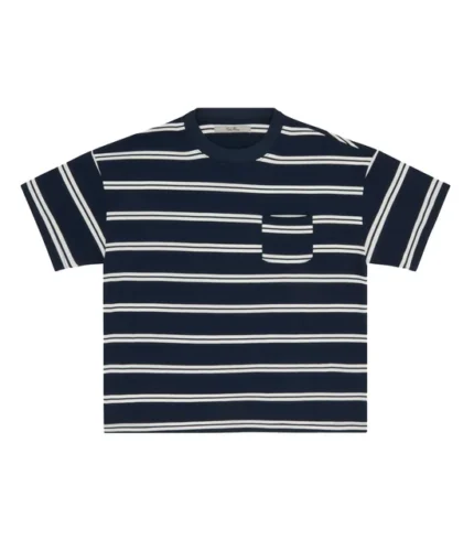 Cole Henry Striped Baby Tee Navy