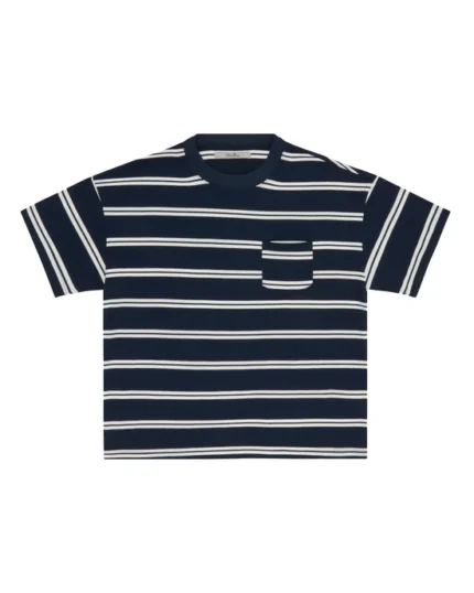 Cole Henry Striped Baby Tee Navy