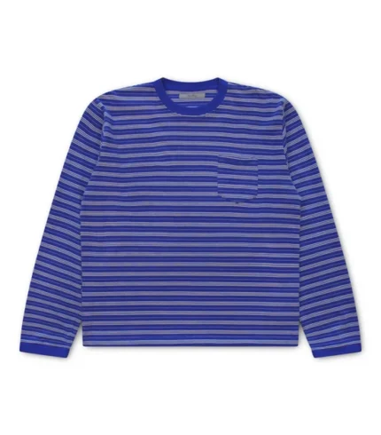 Cole Henry Striped Long Sleeve Blue