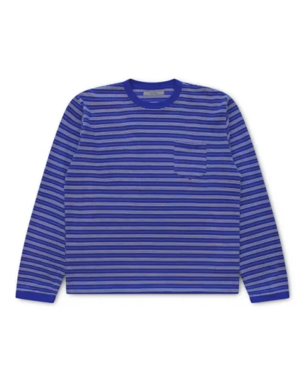 Cole Henry Striped Long Sleeve Blue