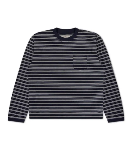 Cole Henry Striped Long Sleeve Navy