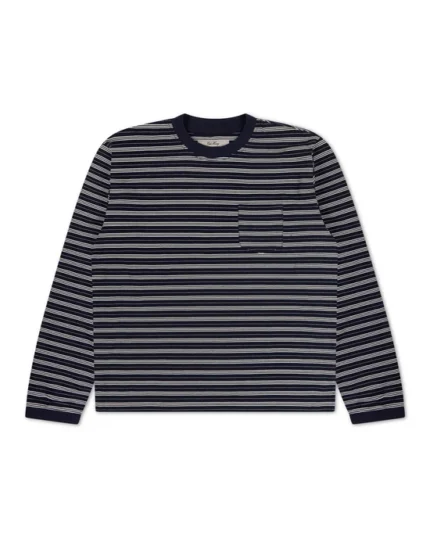 Cole Henry Striped Long Sleeve Navy