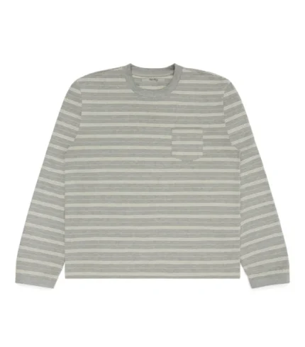 Cole Henry Striped Long Sleeve Grey